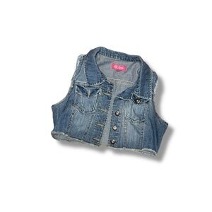 Blue Denim Vest Classic Style